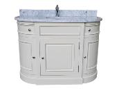 Meuble de Salle de Bain Arrondi en Bois | 125