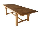 Table de Ferme Chêne Massif Extensible  / Rallonges intégrées