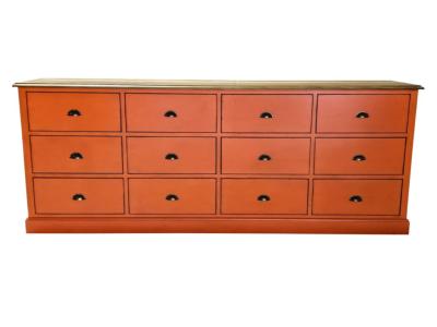 Commode ou Meuble de Métiers  12 Tiroirs Plateau Chêne | 220