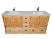 Grand Meuble salle de Bain Chester en bois |  200