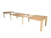 Table de Famille Extensible 250 long / 550 long - 24 couverts