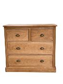 Commode Hampton en Pin des Landes 4 Tiroirs | 100