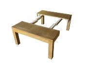 Table Basse de salon Contemporaine  en chene Extensible | 100