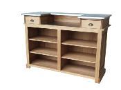 Bar SUISSE en pin Massif  Ouvert |150 cm