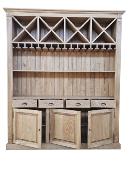 Grand Arriere de Bar du Vigneron en bois | 180