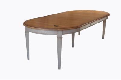 Table Ronde Extensible avec Rallonges bois Massif | 3 Allonges