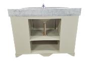 Meuble de Salle de Bain Arrondi en Bois | 125