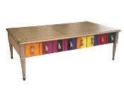 Grande Table Basse Collection Jacob en  bois de Merisier | 140 cm