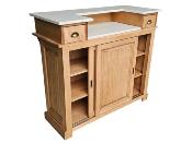 Petit Bar  en Bois 2 portes coulissantes   | 120 cm 