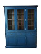 Buffet Vaisselier Manoir en Chêne Bleu Antiquaire |185