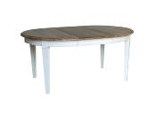 Table Ronde Extensible Bois de Chêne Massif | 1 Allonge