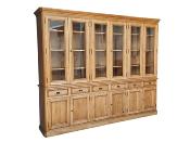 Buffet Vaisselier en Pin Massif Hampton 12 portes | 280 