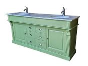 Meuble de salle de bain  Biarritz Classique Chic en Bois | 186 long 