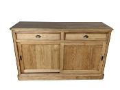 Buffet bas Pin Massif Hampton 2 portes coulissantes | 150