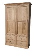 Armoire en Bois  Pin  Massif  Campagne Toute Lingère | 135 long