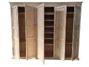 Dressing en bois massif  5 portes | 278 | DEMONTABLE