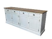 Buffet En Bois Massif Finition Provence Antiquaire | 220 cm long