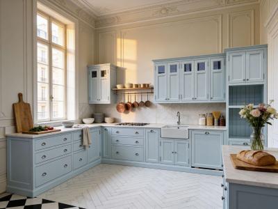 Cuisine  de Style  Shaker en bois 