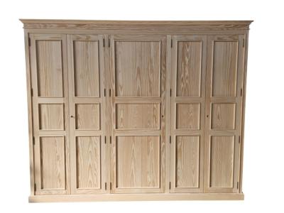 Dressing en bois massif  5 portes | 278 | DEMONTABLE