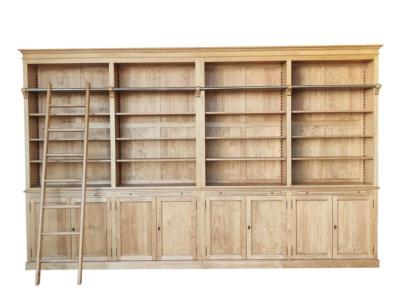 Bibliothèque  en bois  massif Naturel Agen  | 400