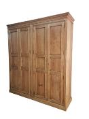 Armoire dressing 4 portes en bois massif | 208