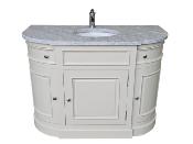 Meuble de Salle de Bain Arrondi en Bois | 125