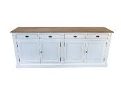 Buffet En Bois Massif Finition Provence Antiquaire | 220 cm long