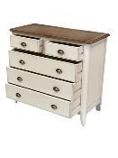 Commode 4 Tiroirs en bois de style Classique / Cassis