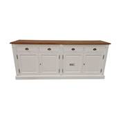 Buffet Bas 220 Hossegor en Bois / Plateau chene