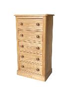 Chiffonnier 5 Tiroirs en bois de Pin Hampton | 63