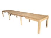 Table de Famille Extensible 250 long / 550 long - 24 couverts